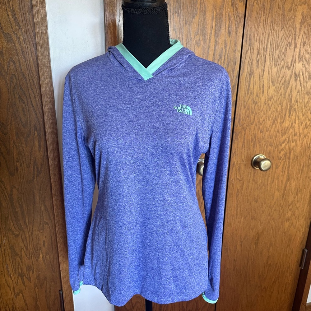 The North Face Women's Heathered Purple Hoodie-Brand new with tags